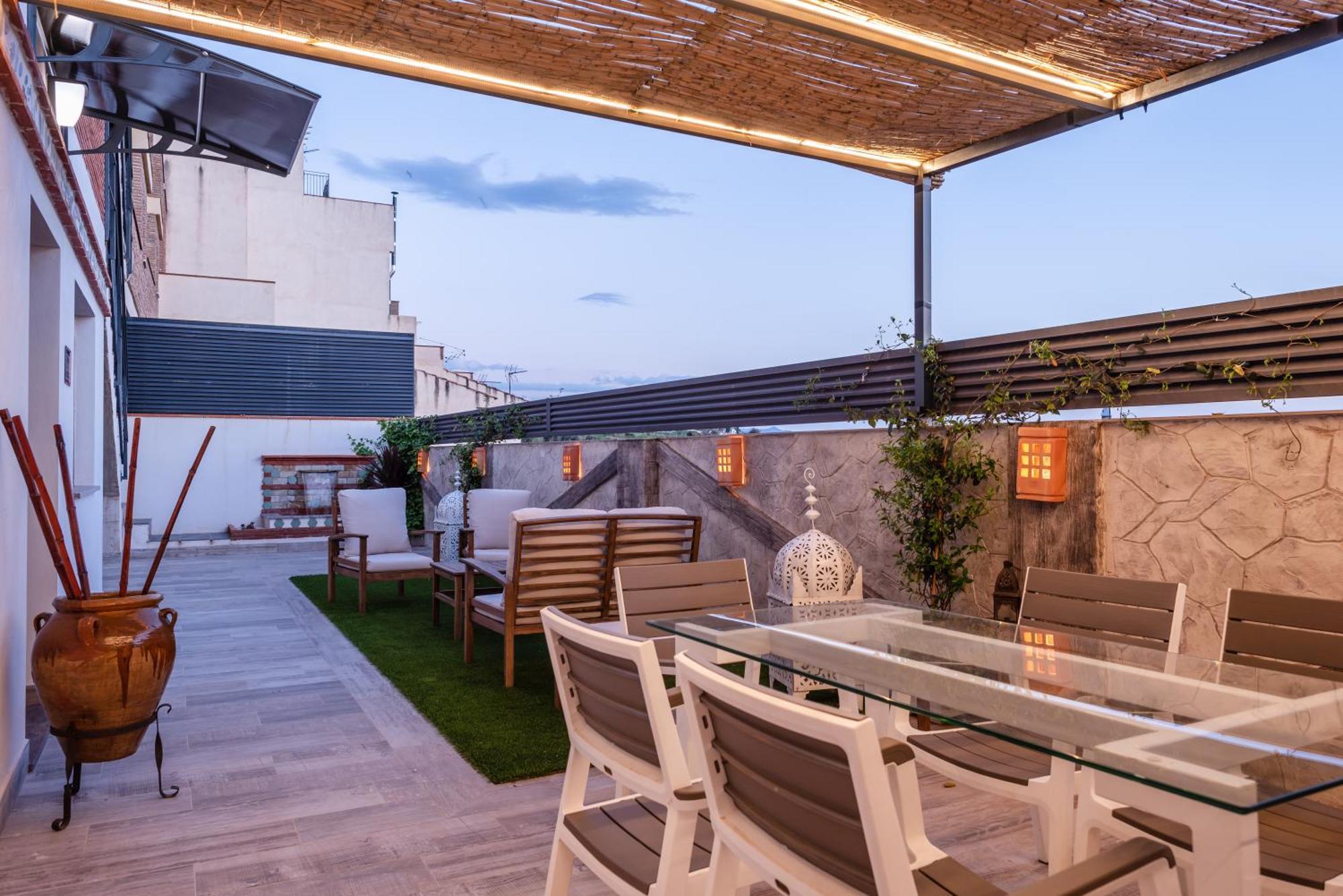 Villa Casa Penalisa Con Jacuzzi, Barbacoa, Chimenea Y Vistas Panoramicas A Granada Alfacar Esterno foto